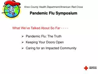 Knox County Health Department/American Red Cross Pandemic Flu Symposium