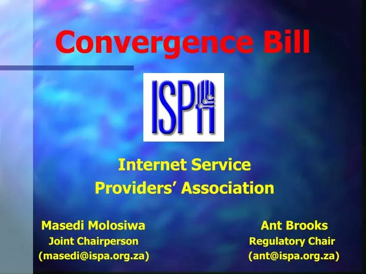 convergence bill