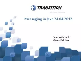 Messaging in Java 24.04.2012