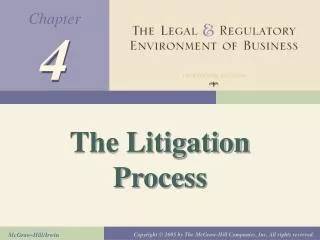 The Litigation Process