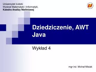 dziedziczenie awt java