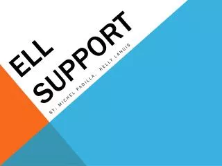 ELL Support