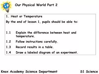 S1 Science