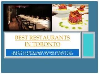 Italian Restaurants Toronto