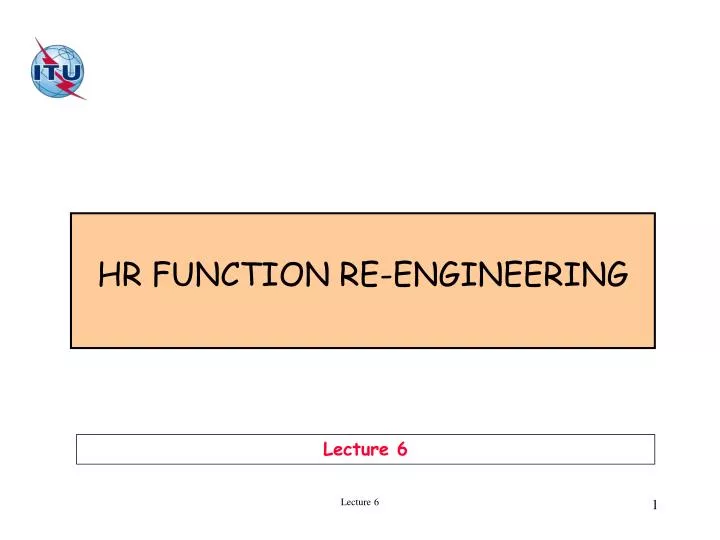 hr function re engineering