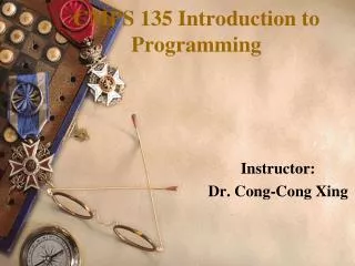 CMPS 135 Introduction to Programming