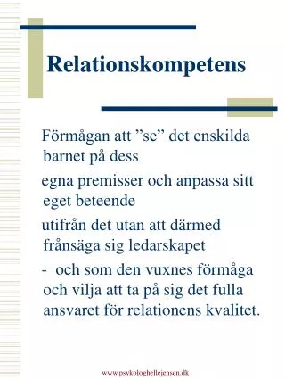 relationskompetens