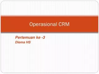 operasional crm