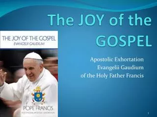 The JOY of the GOSPEL
