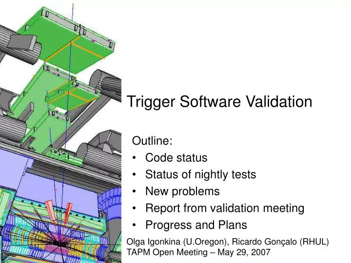 trigger software validation