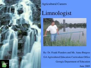 Agricultural Careers Limnologist