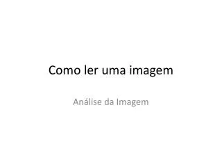 como ler uma imagem