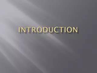 introduction
