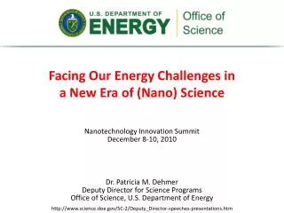nanotechnology innovation summit december 8 10 2010