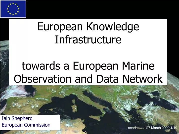 european knowledge infrastructure towards a european marine observation and data network