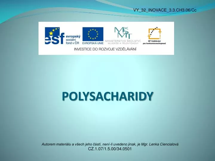 polysacharidy