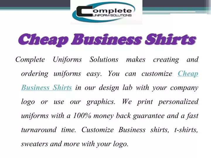 cheap business shirts