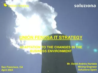 UNIÓN FENOSA IT STRATEGY ADAPTATION TO THE CHANGES IN THE BUSINESS ENVIRONMENT