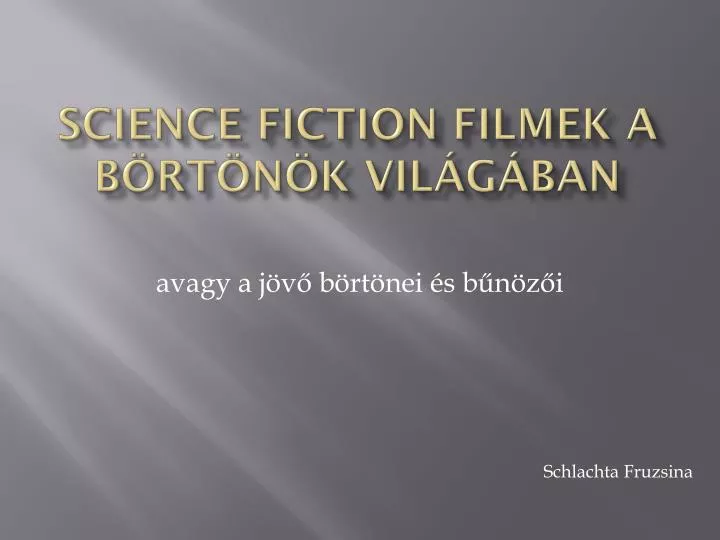 science fiction filmek a b rt n k vil g ban