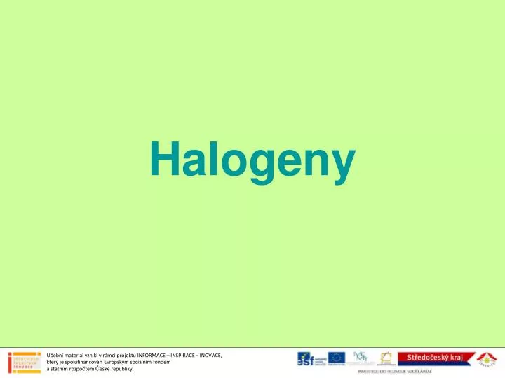 halogeny