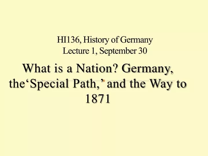 hi136 history of germany lecture 1 september 30