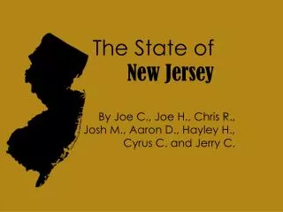 The State of New Jersey