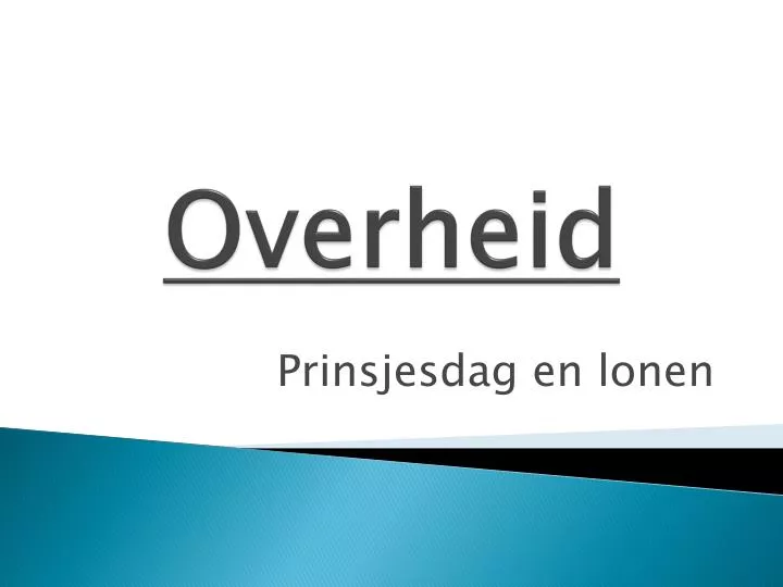 overheid