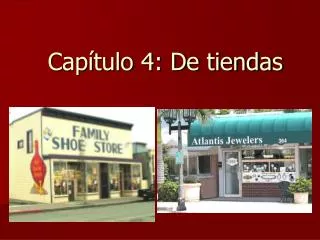 cap tulo 4 de tiendas