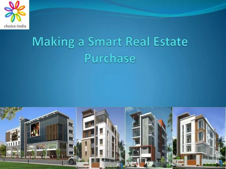 making a smart real estate purchase