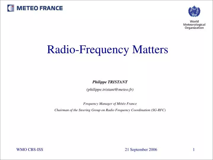 radio frequency matters