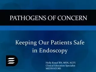 Pathogens of concern