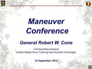 Maneuver Conference