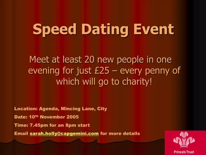 speed dating event