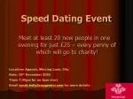 Speed Dating Event