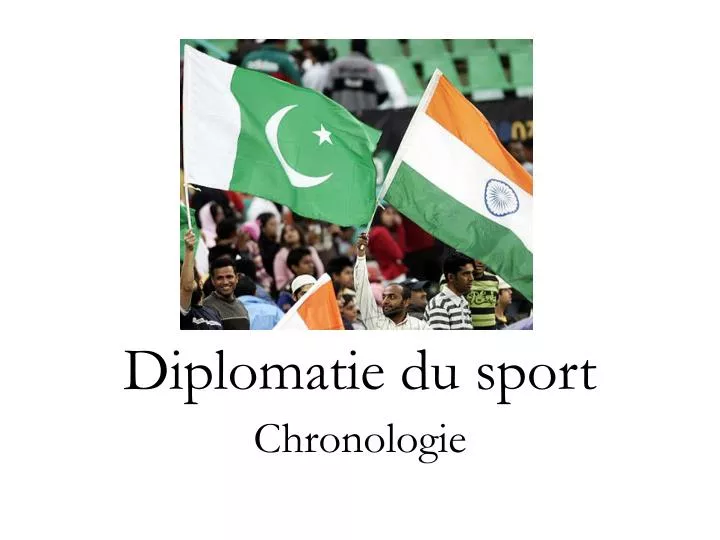 diplomatie du sport