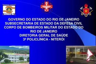 GOVERNO DO ESTADO DO RIO DE JANEIRO SUBSECRETARIA DE ESTADO DA DEFESA CIVIL