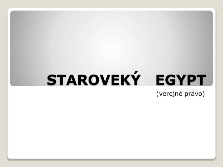 starovek egypt