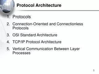 Protocol Architecture