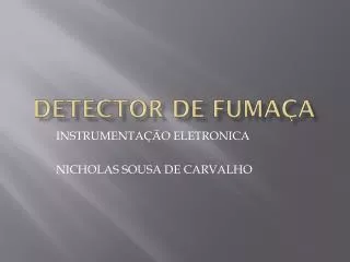 detector de fuma a