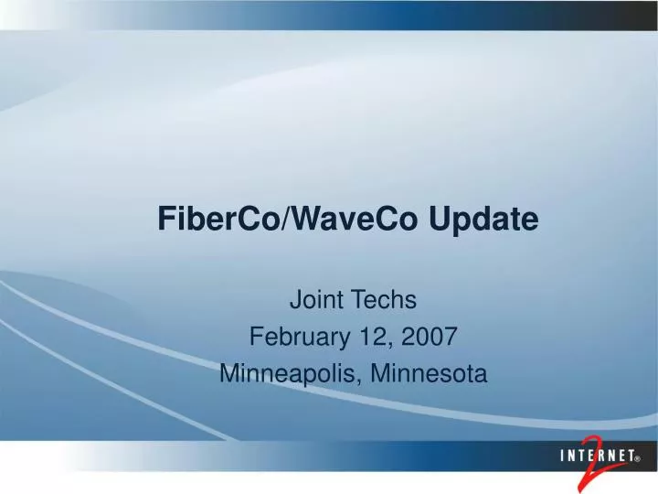 fiberco waveco update