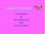 GOING TO SCHOOL - slide 1