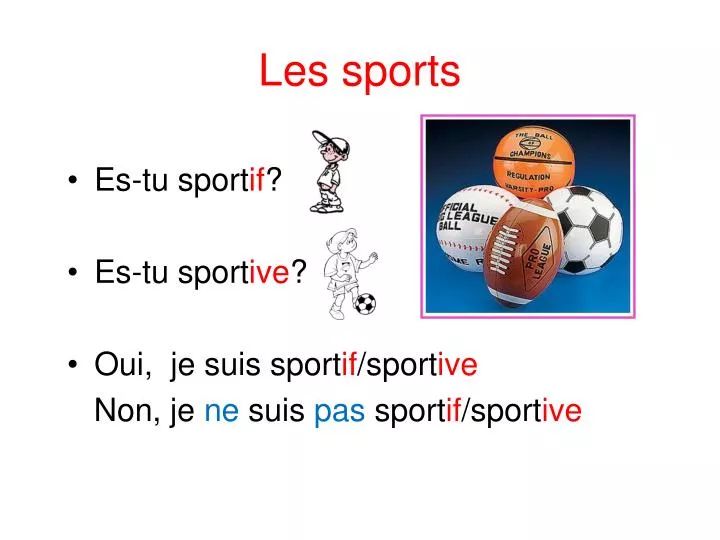 les sports