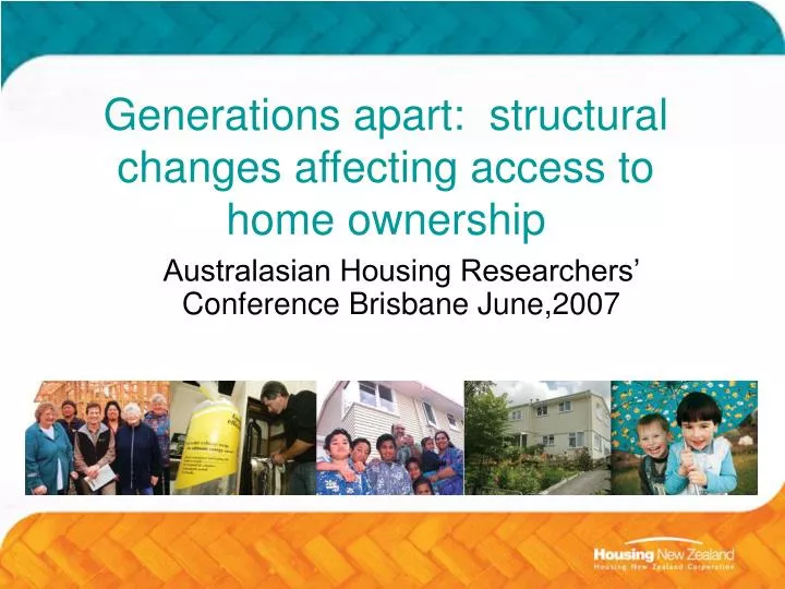 generations apart structural changes affecting access to home ownership
