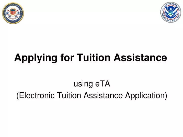 applying for tuition assistance