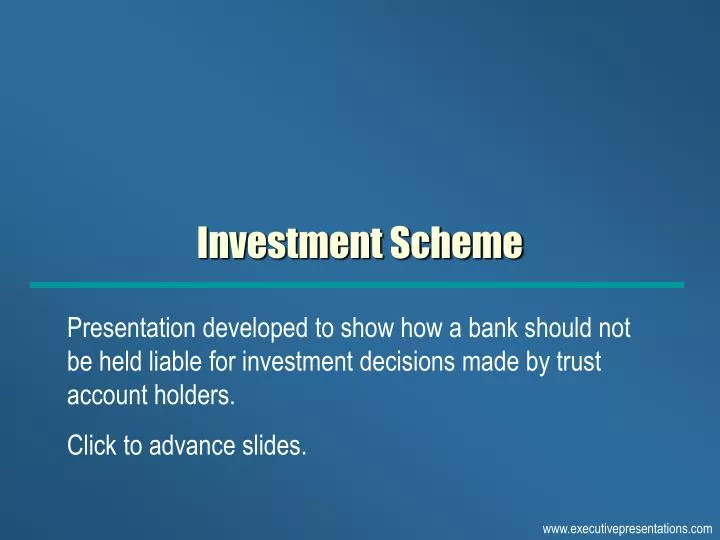 investment scheme