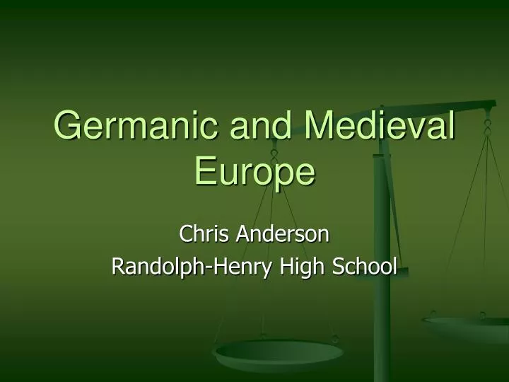 germanic and medieval europe