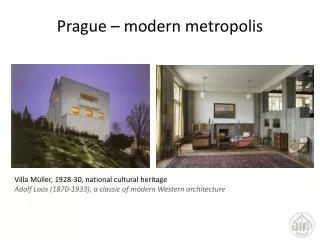 Prague – modern metropolis