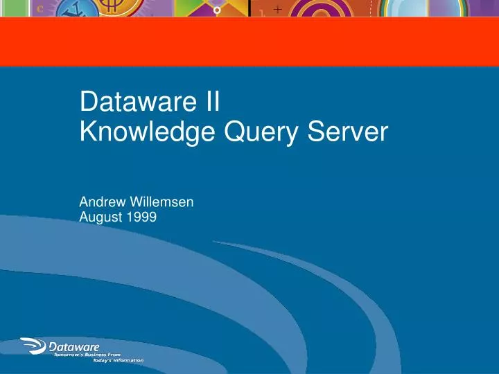 dataware ii knowledge query server