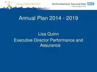 Annual Plan 2014 - 2019