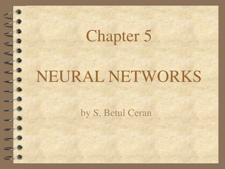 chapter 5 neural networks